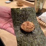 木挽町 とも樹 - 帆立の磯辺巻