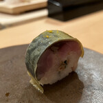 木挽町 とも樹 - 自家製〆鯖の棒寿司