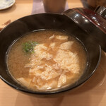 木挽町 とも樹 - 湯葉の味噌汁