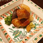 津の守坂 小柴 - いのししの炙り