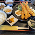 レストラン よし川 - エビフライ定食　1,650円