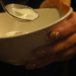 洋食katsui - ここから13/01/○・・・まぁ～さんもニッコリ＾＾ジェラート・・・エリさ～～～ん・美味しいよ❤・・・オ―――チャン・うふふ。