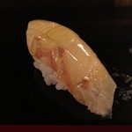 乙女寿司 - ひらめの昆布〆