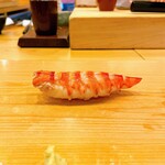 鮨 しゅん輔 - 車海老、でかい‥
