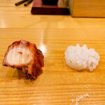鮨 しゅん輔 - 水蛸、煮蛸。食感の違いがまた楽しい。