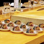 鮨 しゅん輔 - 壮観！全部食べれます！