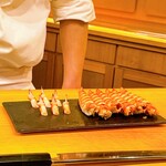 鮨 しゅん輔 - 車海老。