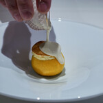 Yama  - 蕗の薹のソースをかけます