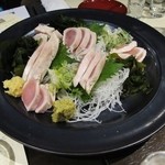 かもすや酒店 - 鶏刺し