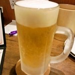 大阪串かつ　テンテコマイ - 生ビール