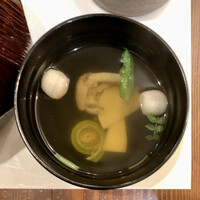 入谷鬼子母神門前のだや - ランチひつまぶし ¥3,300 の肝吸い