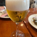 PIZZERIA IMOLA - セットドリンクのグラスビール