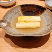 鮨 龍次郎 - ホワイトアスパラガス