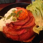 Red Rock - ローストビーフ丼  並  上から