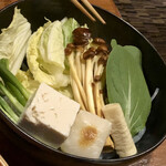 瀬里奈 - しゃぶしゃぶの野菜