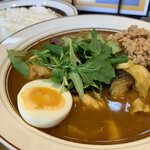 スープカレー店 34 - 牡蠣チキンカレー（納豆トッピング）