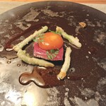 薫 HIROO - 鹿のロースト　山菜
