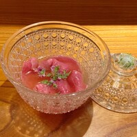 東京肉しゃぶ家 - 冷しゃぶ、イチボ、小サンカク