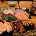 Sushi Masa Honten - (p≧▽≦q)上にぎり：２０００円