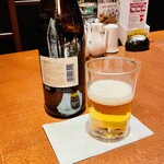 神仙閣 - 瓶ビールはキリン一番搾りの中瓶