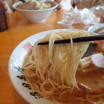 Mengumi - 醬油ラーメン麺アップ