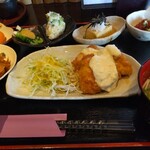 らん菜 - 料理写真:らん菜定食1,100円チキン南蛮チョイス♪