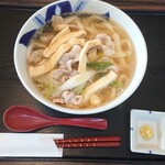 手打うどん 寿庵 - 肉きざみうどん