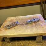 天ぷら 松 - 生のホタルイカ