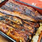 小暮や - うな重＋ご飯大盛り