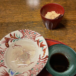 天ぷら 松 - わらび餅