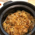 カレー&オリエンタルバル 桃の実 - さっくりと混ぜた後の図