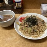 麺や　まるしょう - これはこのひと月前。帰路に寄ったことも忘れていた(!)　ラーメン焼きそば 800円