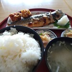 Doushangen - 別の日に食べたサバ塩焼き
