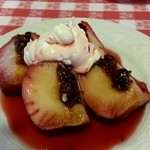 ザ　カウボーイハウス - デザートの焼きリンゴ、アメリカ～ンってカンジです。