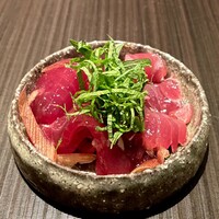 鮨利﨑 青山 - 初鰹のづけ