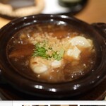 まき村 - フカヒレとふぐの白子の鍋