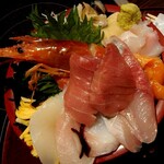 梵天食堂 - 七色海宝丼 ご飯大盛 1180円 +税