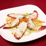 Octopus carpaccio