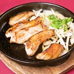 Pork fatty Teppan-yaki