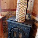 徳山鮓 - ストーブは飾りじゃなく実際に暖をとれます