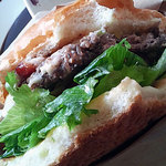 BELLOWS BURGER - 林檎ベーコン&チーズバーガー1280円＋200円でハンバーガーセット