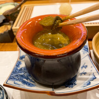 天婦羅 みやしろ - 肝ソースでしゃぶしゃぶ