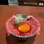 酒肴場 屯 - 本日限定「東通牛焼きしゃぶ丼」¥600