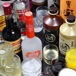Various standard cocktails