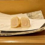 秋田 てんぷら みかわ - 帆立貝柱