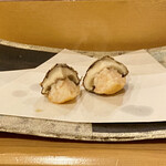 秋田 てんぷら みかわ - 椎茸海老詰め