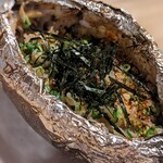 天史朗鮨 - ハコフグ味噌焼き　半分食べた後、シャリを入れて更に蒸し焼き　激ウマ!