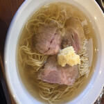 麺屋TAMOTSU - 生姜が鎮座する生姜ラーメン