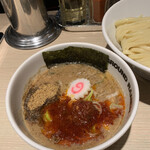 東京アンダーグラウンドラーメン 頑者 - 辛つけめん('22/03/14)