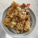 伊豆家 - 天丼（いか・えび・魚各1）